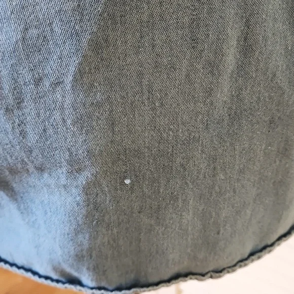 Maggie & Max Vintage Denim Fall Embroidered Button Down Size Medium - Picture 10 of 10